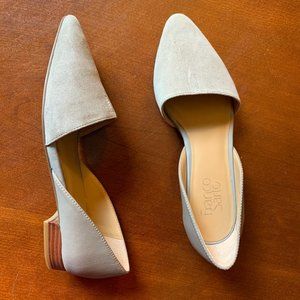 NWOT Franco Sarto Sashi Flats in Taupe Sz 6.5